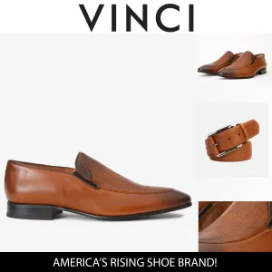 The Migues Tan Leather Loafer Men  Shoe