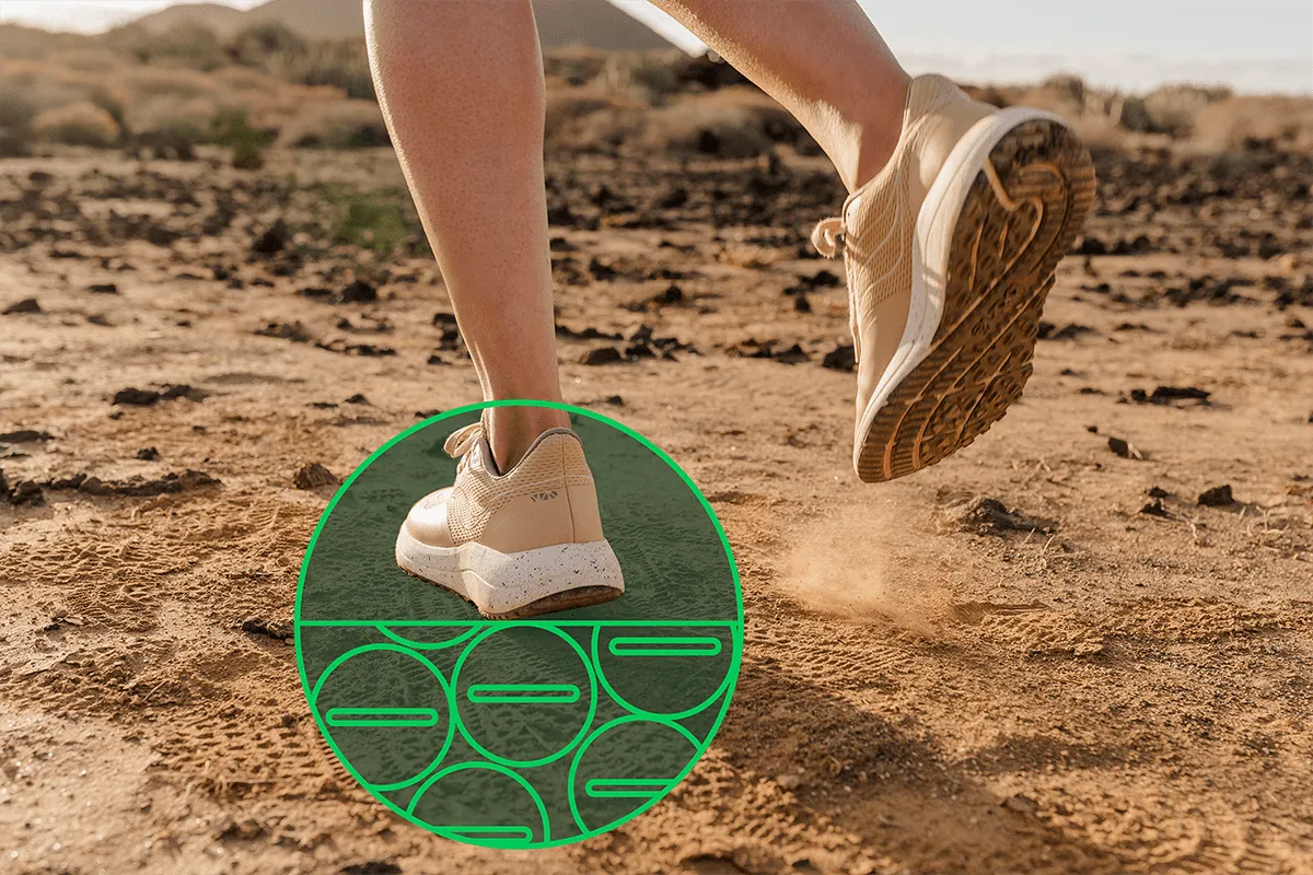 Women's Recharge Grounding Vegan Sneakers | Sandstone