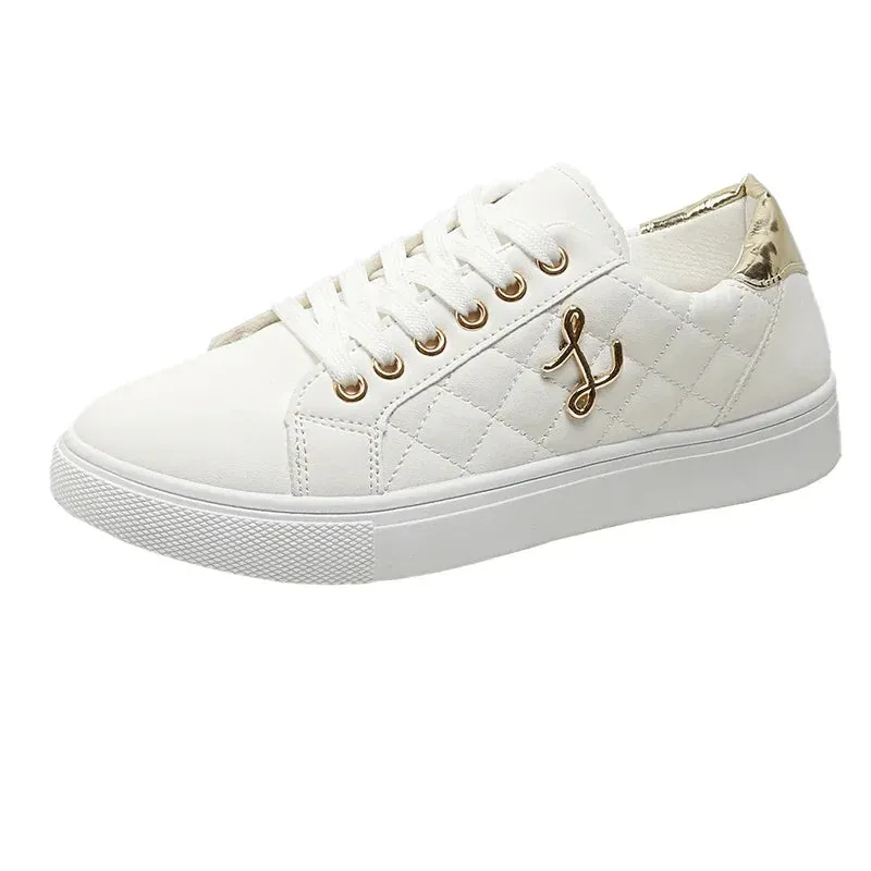 Women's Sneakers Fashion Breathable Flats Woman Soft Sole Casual Walking Vulcanized Shoes Women White Sneakers Zapatos De Mujer