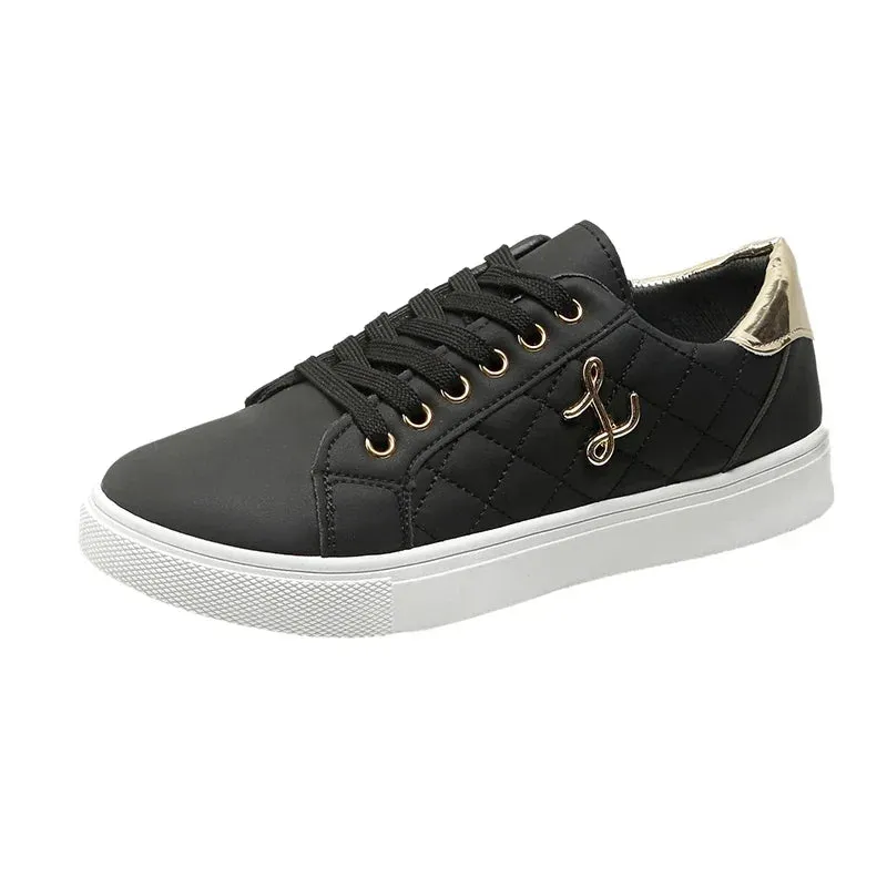Women's Sneakers Fashion Breathable Flats Woman Soft Sole Casual Walking Vulcanized Shoes Women White Sneakers Zapatos De Mujer